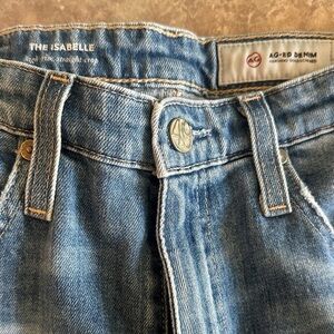 AG Adriano Goldschmied Isabelle Mid Blue Jeans